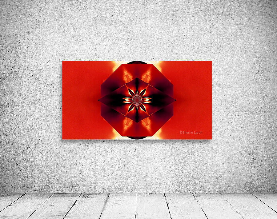 Red Fire Flower 3 Wall Preview