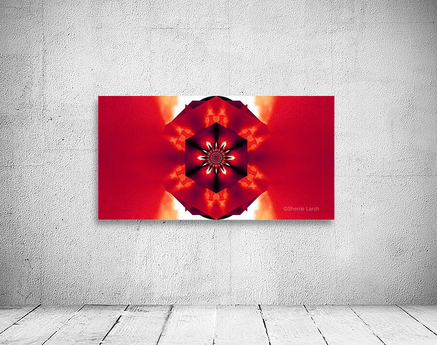 Red Fire Flower 4 Wall Preview