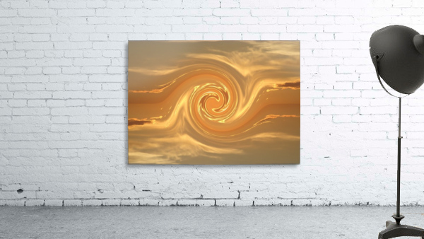 Golden Mating Phoenix 1  Wall Preview