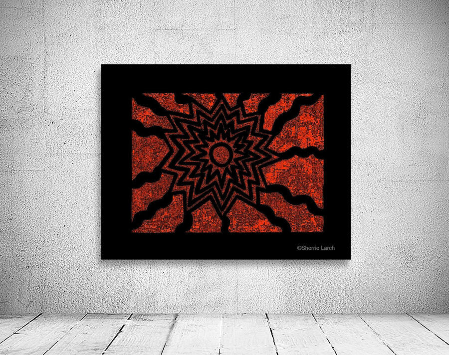 The Sun Orange Light Wall Preview