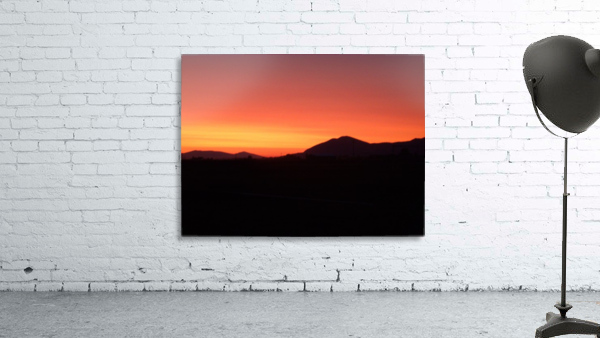 Sunset Mist Over Stukel Mountain 2 Wall Preview