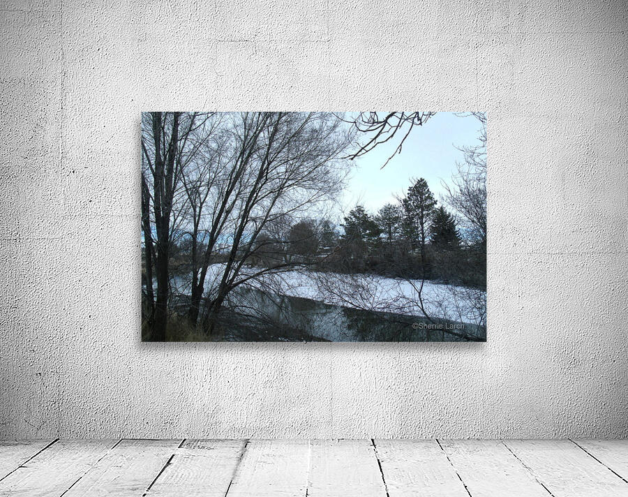 Spring Snow Trees 5  Wall Preview