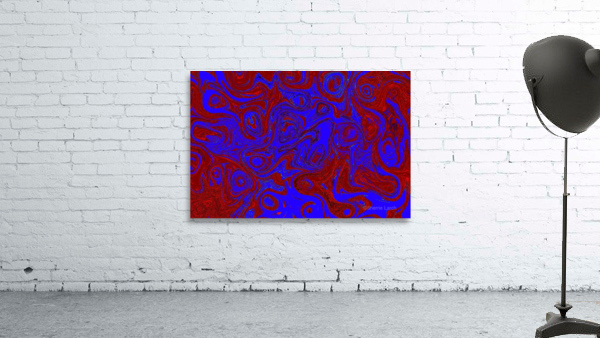 Blue and Red Fire  Stone Wall Preview