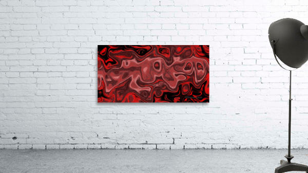 Red Fire Stone Wall Preview