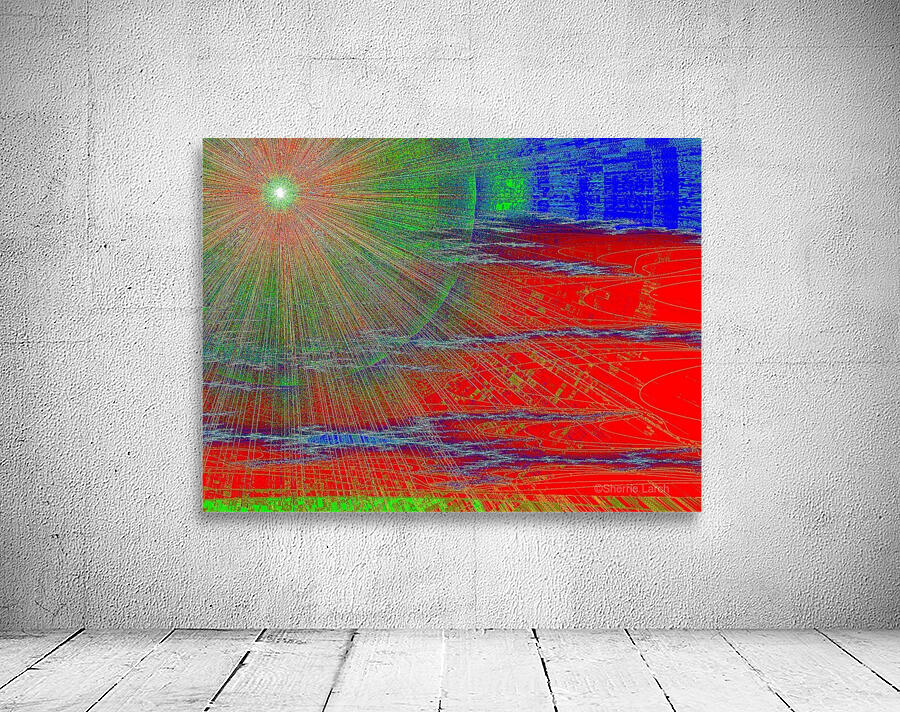 Digital Sunrise 1 Wall Preview