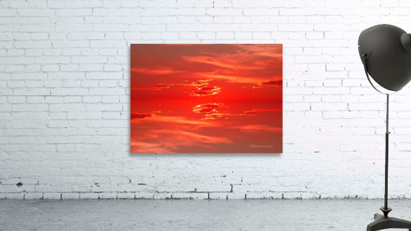 Sunset Scarlet Red  2 Wall Preview