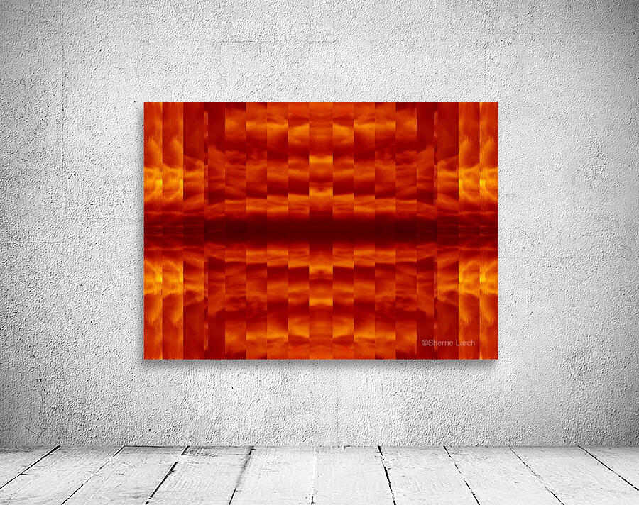 Digital Sunshine Rays  Wall Preview