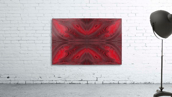 Digital Butterfly Red  Wall Preview