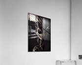 Kahtnipp head and full body of a steampunk mechan Acrylic Print