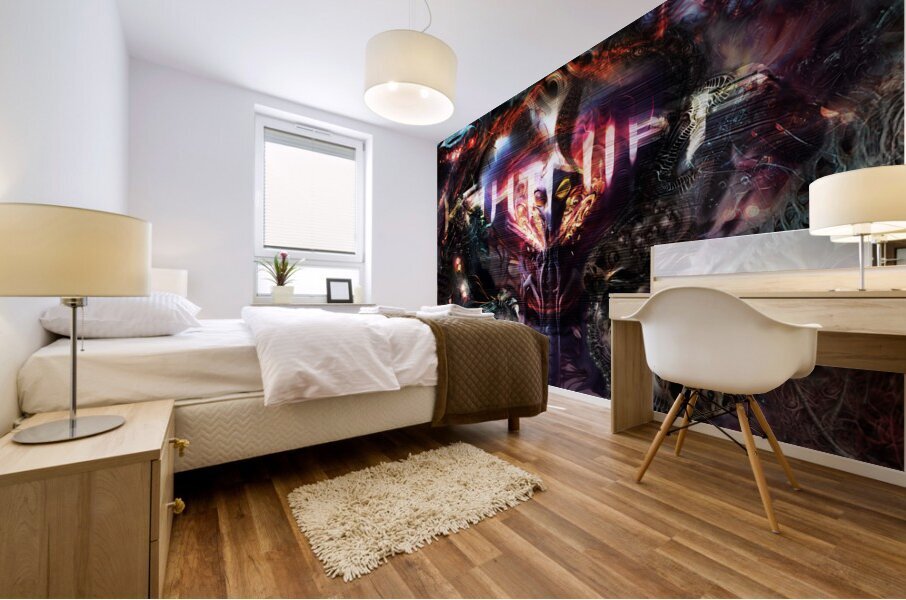 Intergalactic Nipp Mural print
