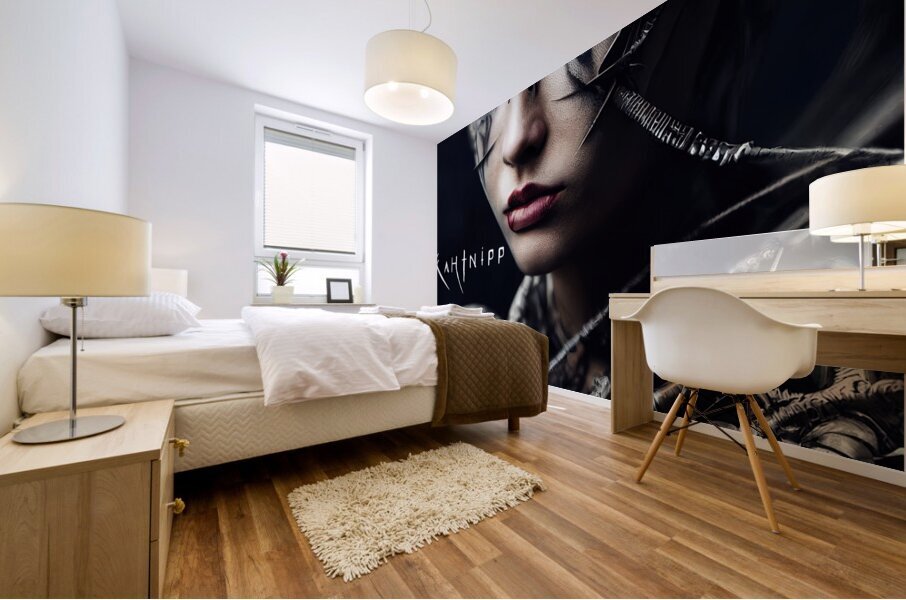 TechnopaganWarrior002 Mural print