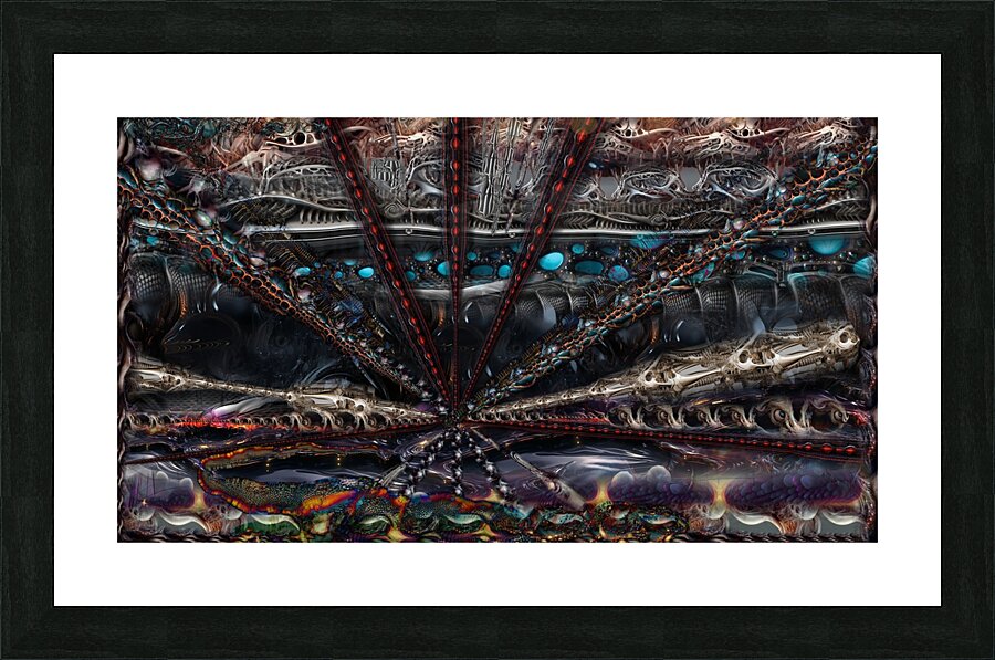 Outpost Picture Frame print