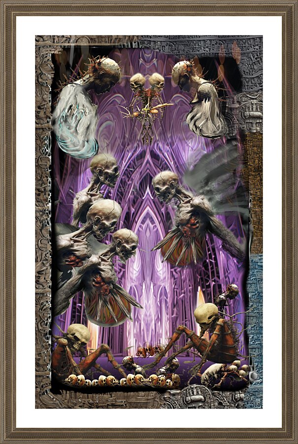 TempleOfSorrow Picture Frame print