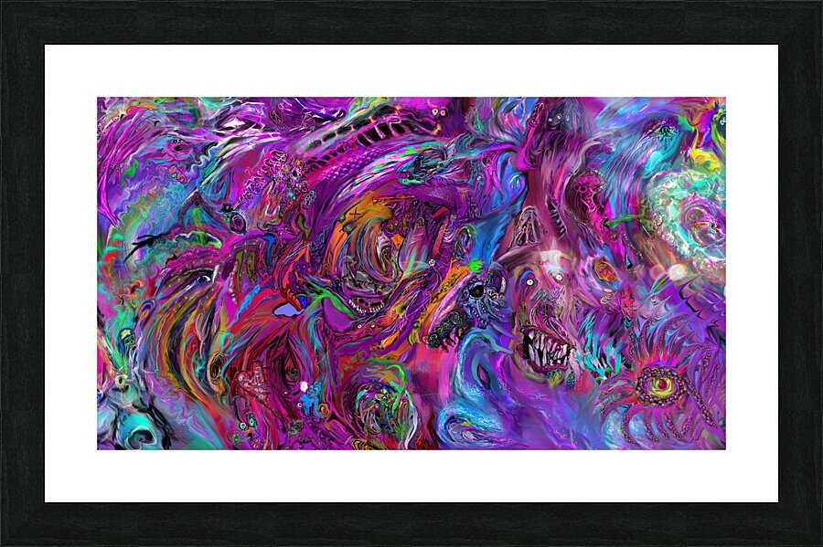 Dancing with my Demons Picture Frame print