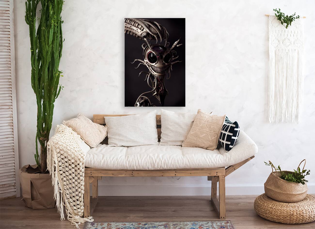 Kahtnipp head and full body of a steampunk mechan Reproduction