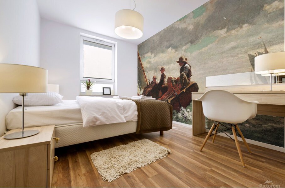 Breezing Up A Fair Wind Mural print