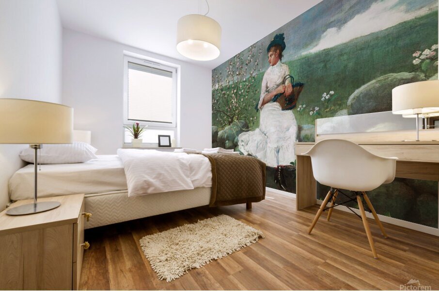 Peach Blossoms Mural print