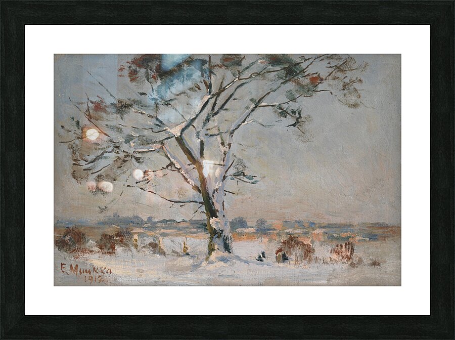 Tree painting Picture Frame print