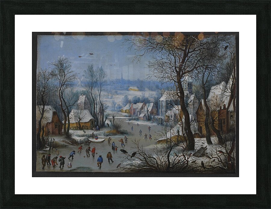 A winter room Picture Frame print