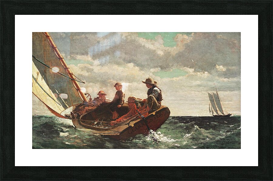Breezing Up A Fair Wind Picture Frame print