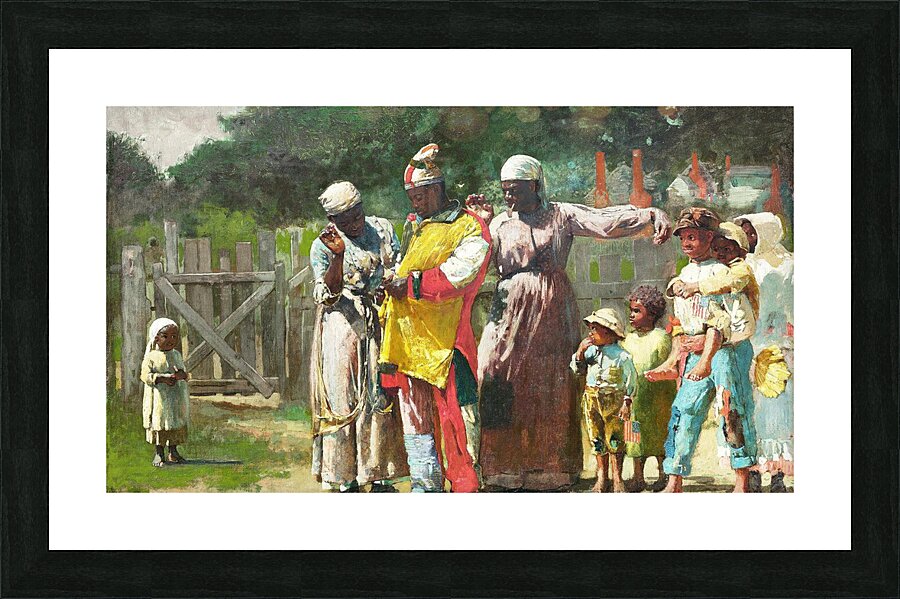 Dressing for the Carnival Picture Frame print
