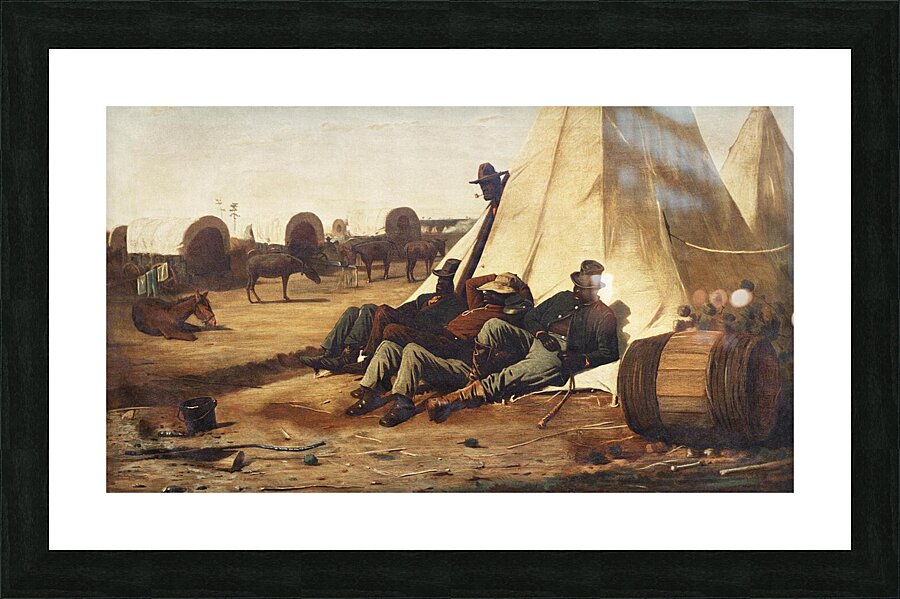 Army Teamsters Picture Frame print