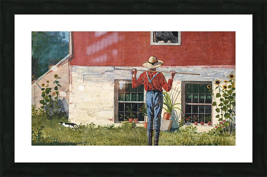 Rustic Courtship Picture Frame print