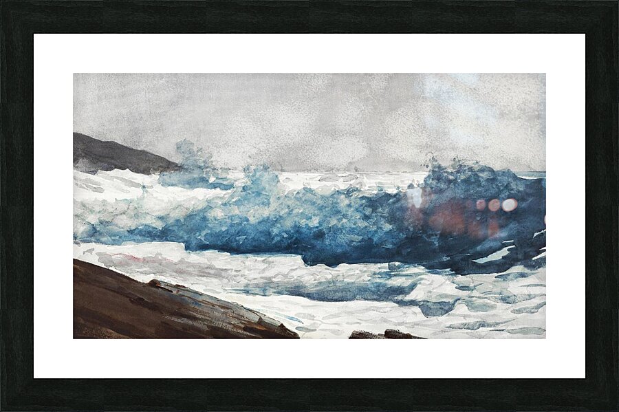 Prout’s Neck Breakers Picture Frame print