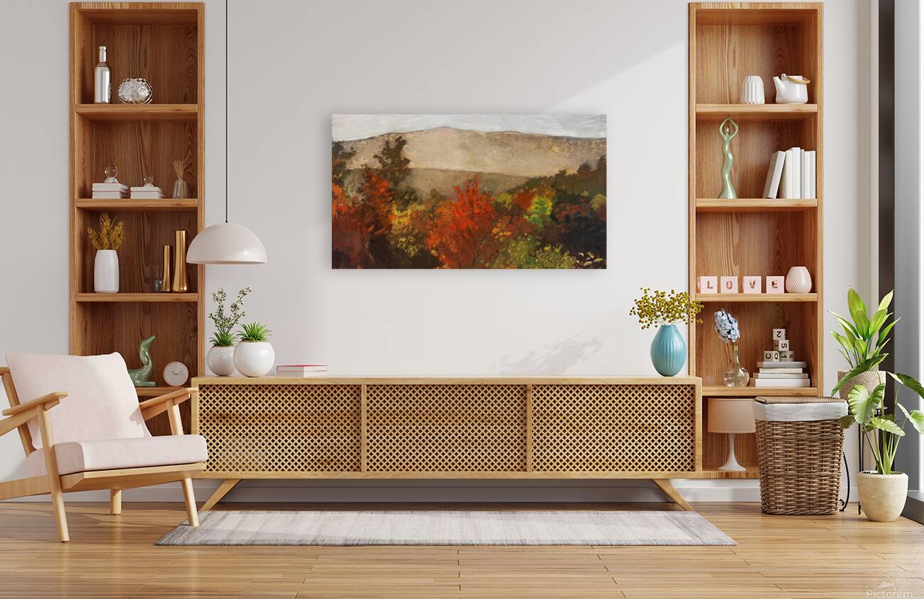 Autumn Tree Tops Reproduction