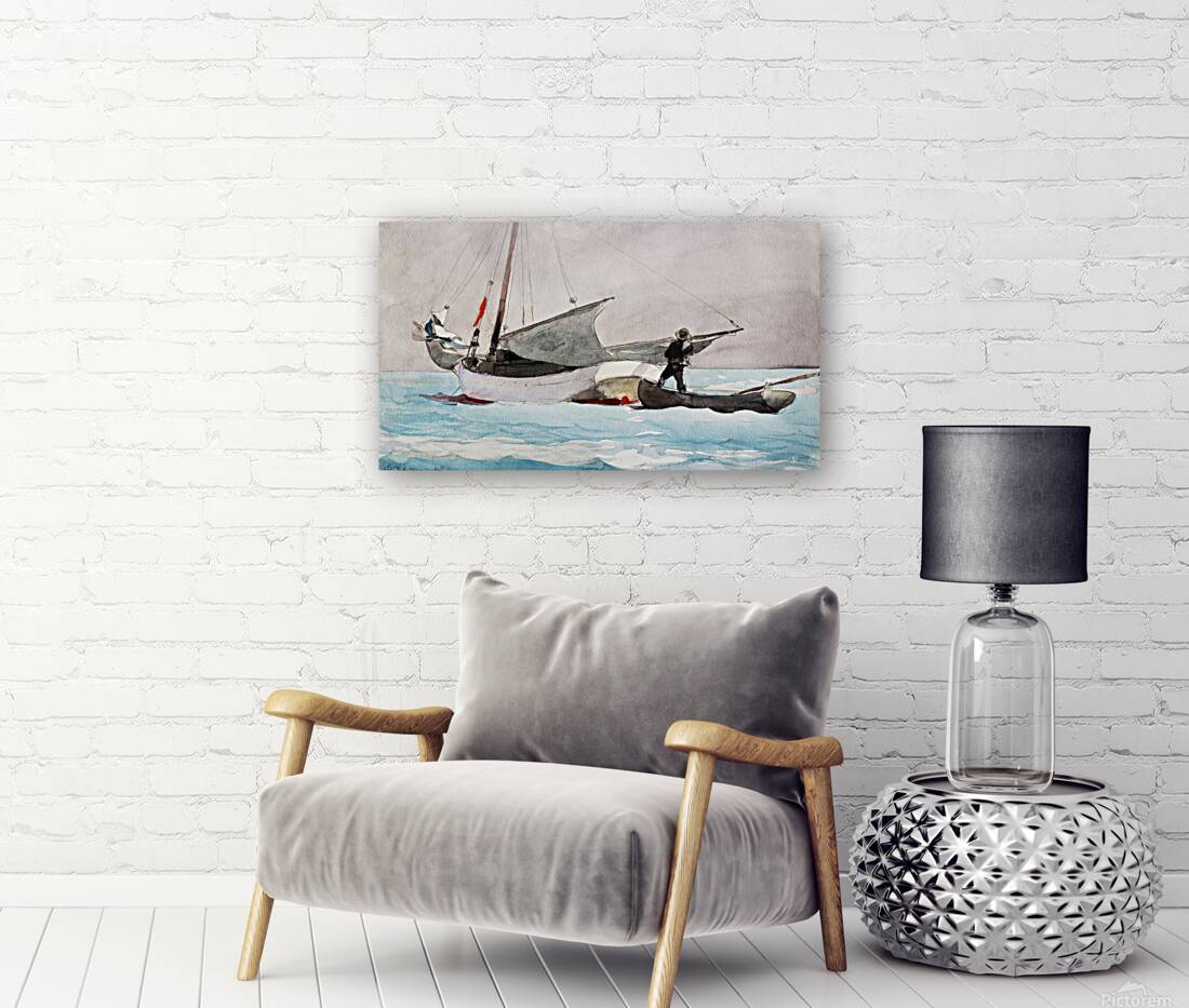 Stowing Sail Reproduction