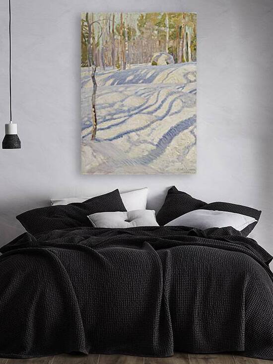 Sunlit winter lanscape 1911 by FREDO2025
