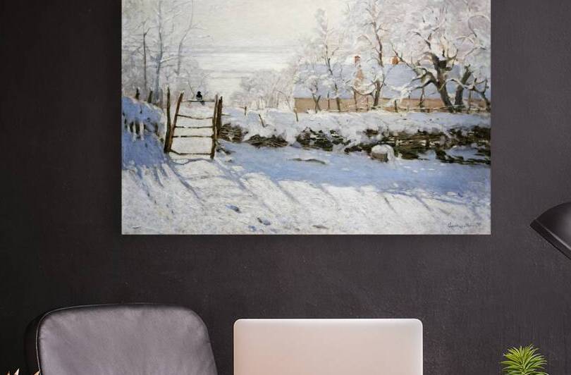 The Magpie 1868–1869 famous painting. by FREDO2025
