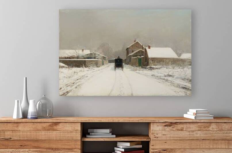 Winter day with grey sky by FREDO2025