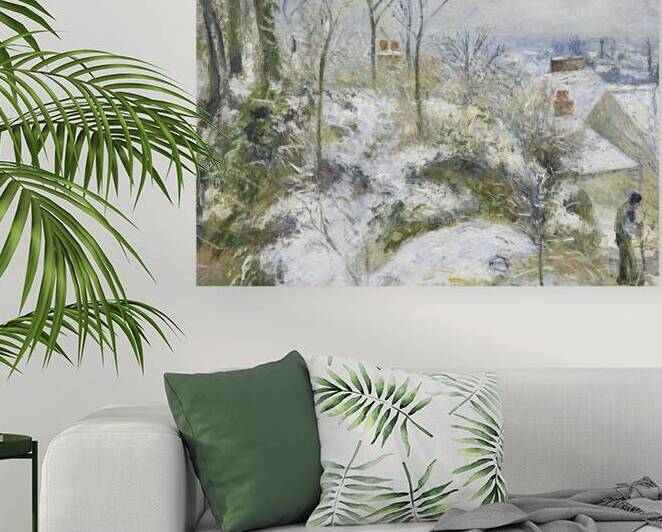 Rabbit Warren a Pontoise Snow 1879  by FREDO2025