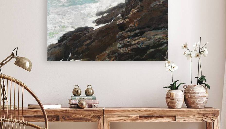 High Cliff Coast of Maine by FREDO2025