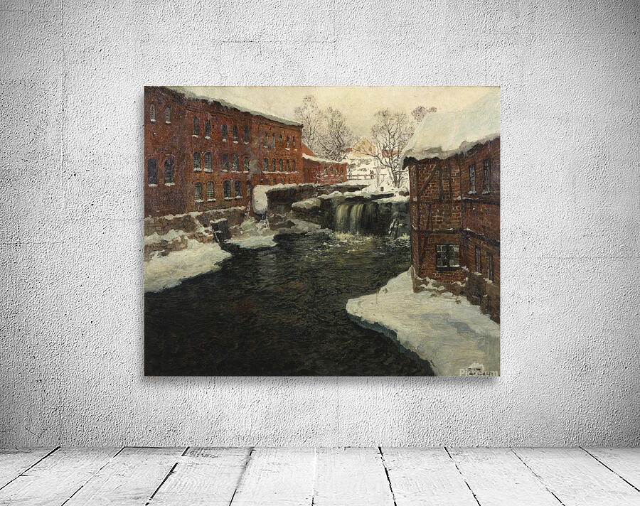 Mill Scene-Claude Monets Wall Preview