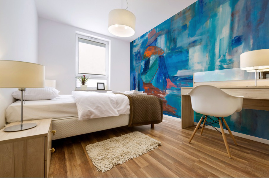 Riverside Mural print