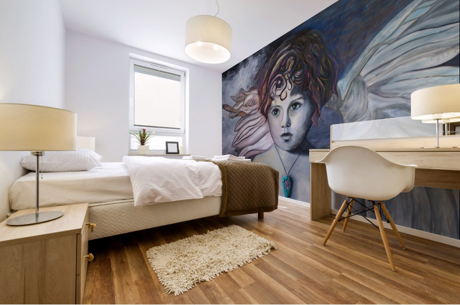 Angels Mural print