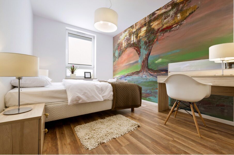 Sacred plants Mural print