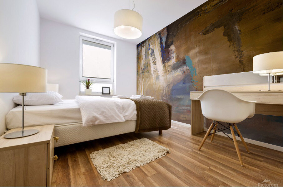 Light cascade Mural print