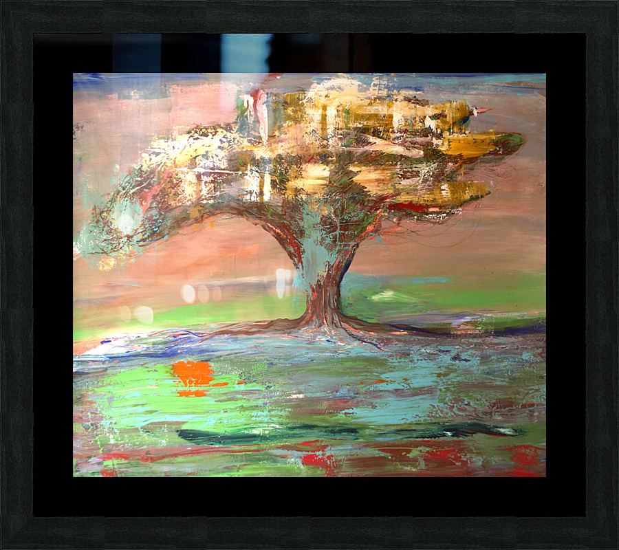 Sacred plants Picture Frame print