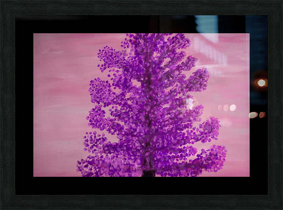 Purple Winds Picture Frame print