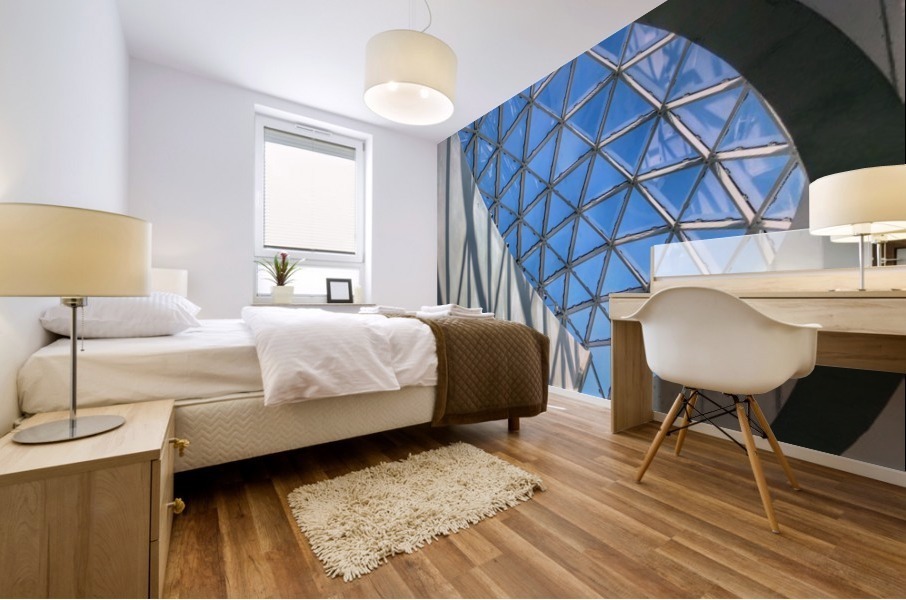 Spiral and Triangles Mural print