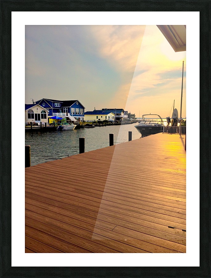 Ocean Beach Sunset Picture Frame print