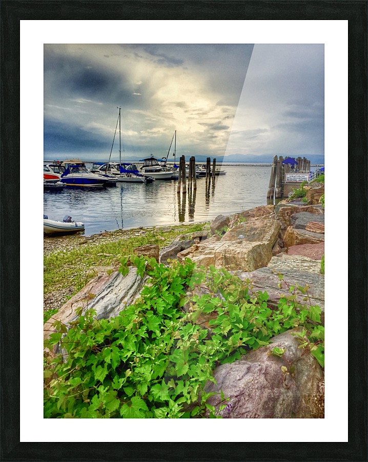 Lake Champlain Picture Frame print