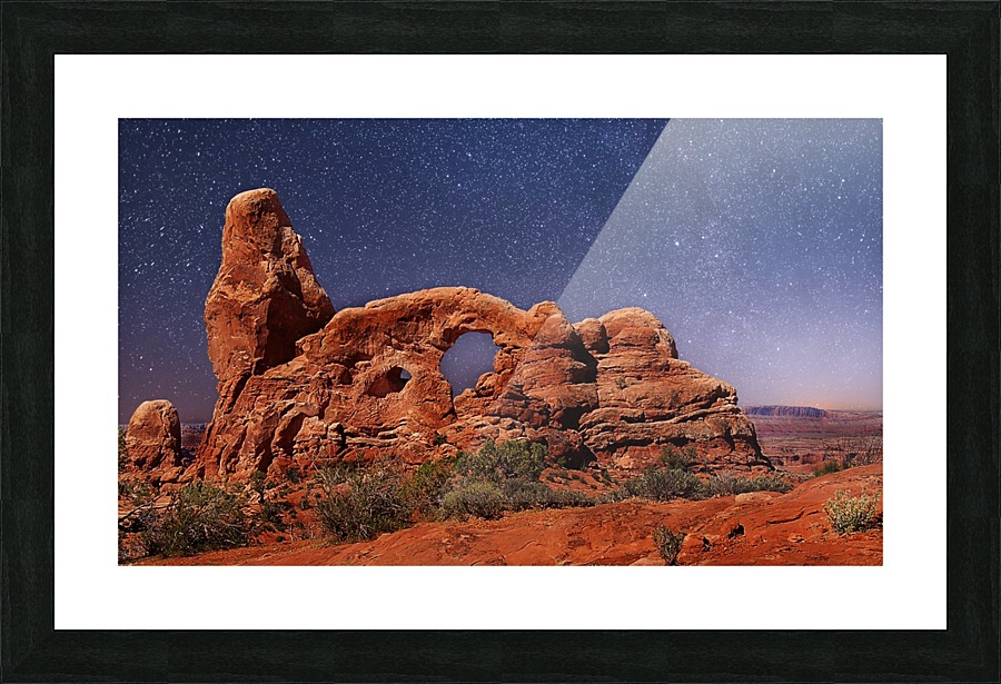 Arch at Night Picture Frame print