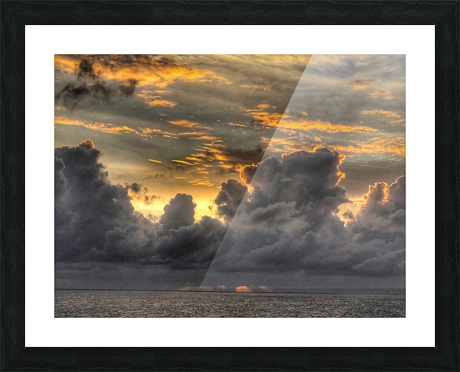 Colorful Sunset Picture Frame print