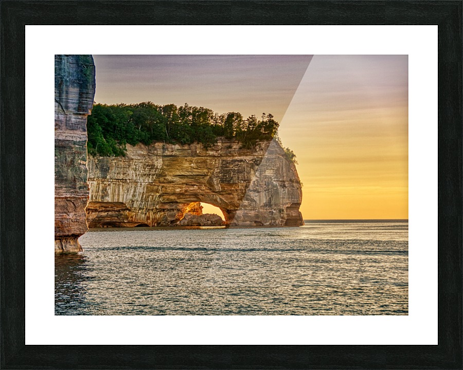 UP Pictured Rocks Picture Frame print