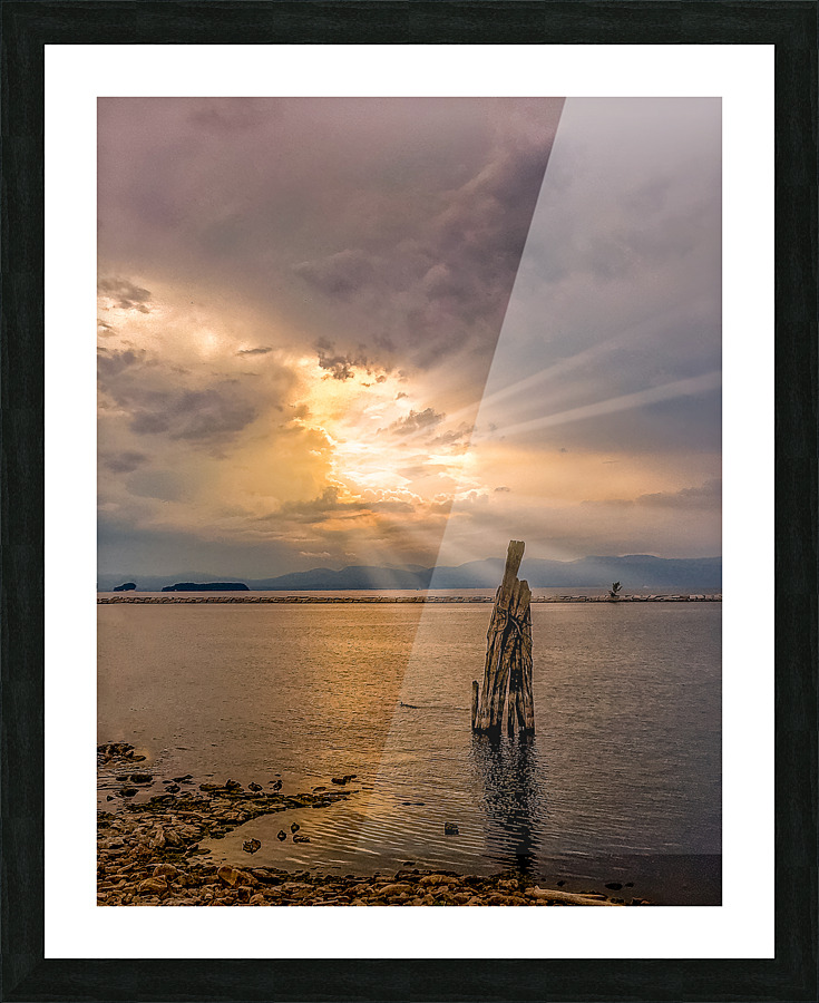 Lake Champlain Picture Frame print