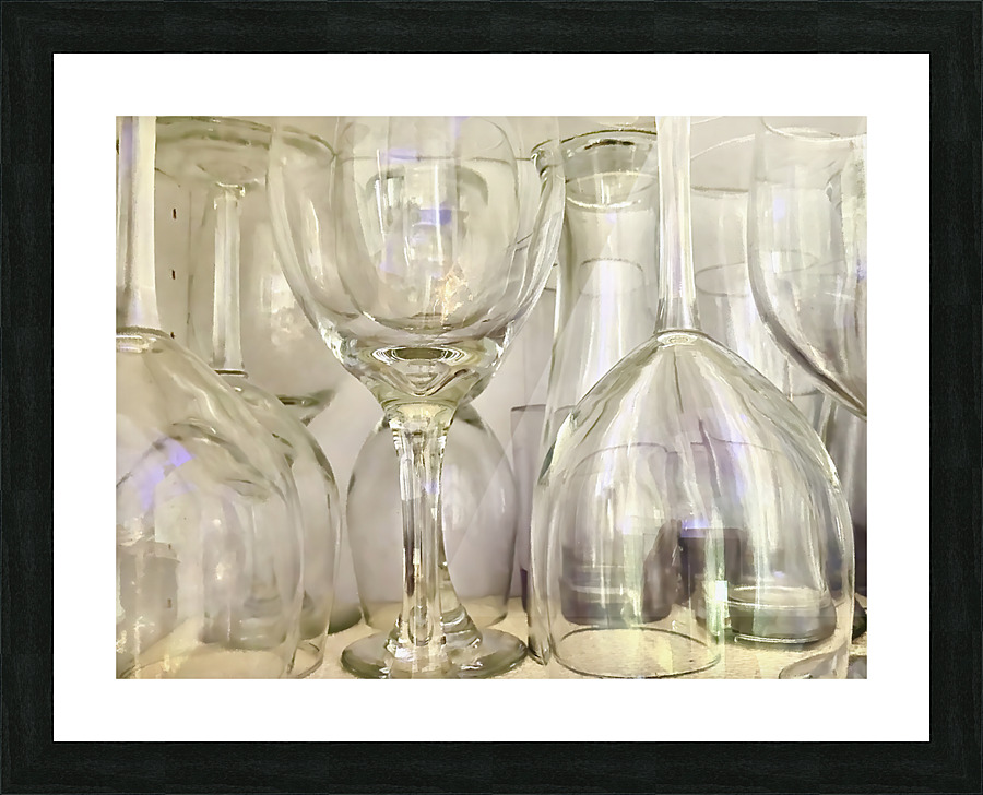 Wineglasses Picture Frame print